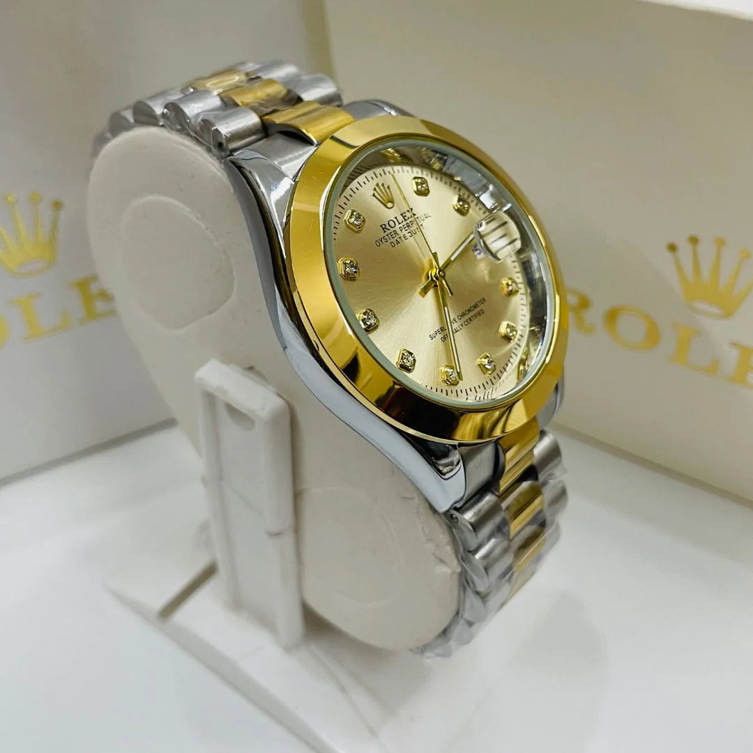 ROLEX - TWO TONE EDITION - STAINLESS STEEL With Premium Box